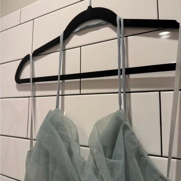 NWT - Hello Molly Tulle Gown in Sage - Picture 6 of 16